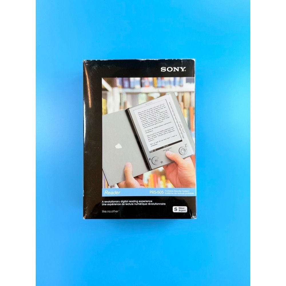 Sealed Sony PRS-505 Silver 6" E-Ink Portable E-Reader. PLEASE READ